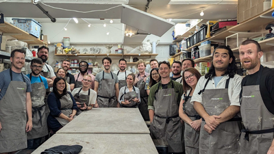 Measurelab team pottery activity